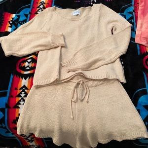 SNDYS Everyday beige matching set